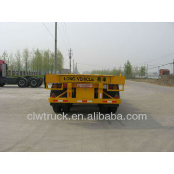 factory supply 3axle 40ft container trailer price, 40ft flatbed container semi trailer